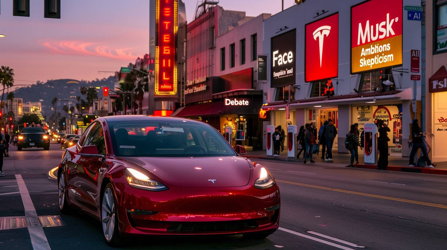 “Tesla’s AI Goals Pursued by Musk Spark Skepticism and Debate”