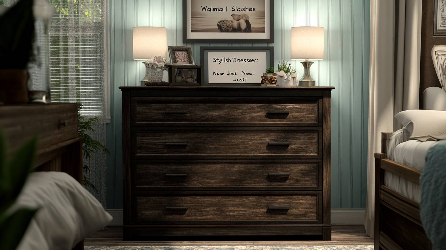 Walmart Reduces Price on Elegant Dresser: Now Just !