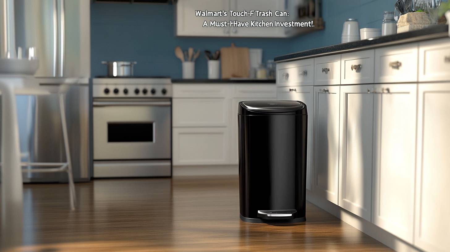 “Walmart’s Contactless Garbage Bin: An Essential Kitchen Purchase!”