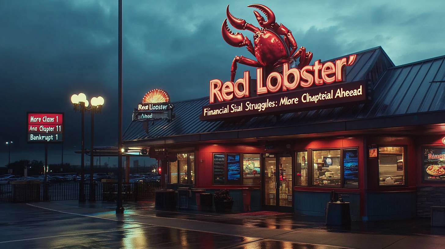 “Red Lobster’s Economic Challenges: Additional Closures Looming Due to Chapter 11 Bankruptcy”