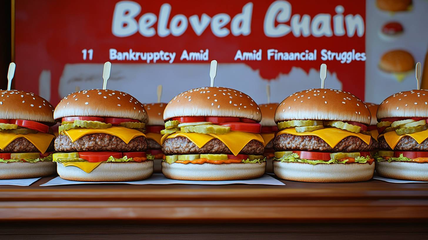 “Adored Burger Franchise Encounters Chapter 11 Bankruptcy Due to Economic Challenges”