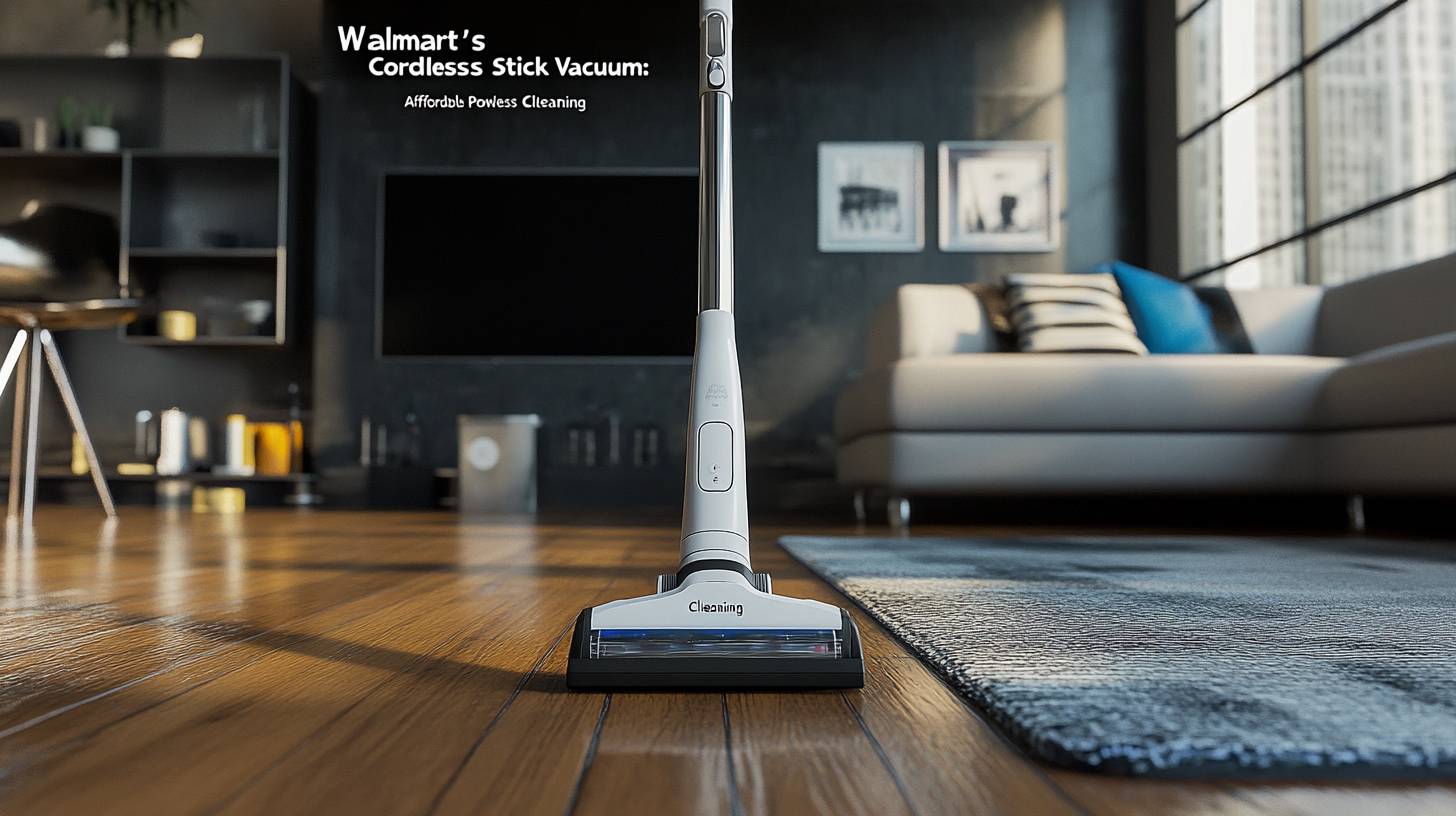 Walmart&rsquo;s  Cordless Stick Vacuum: Affordable Power for Effortless Cleaning