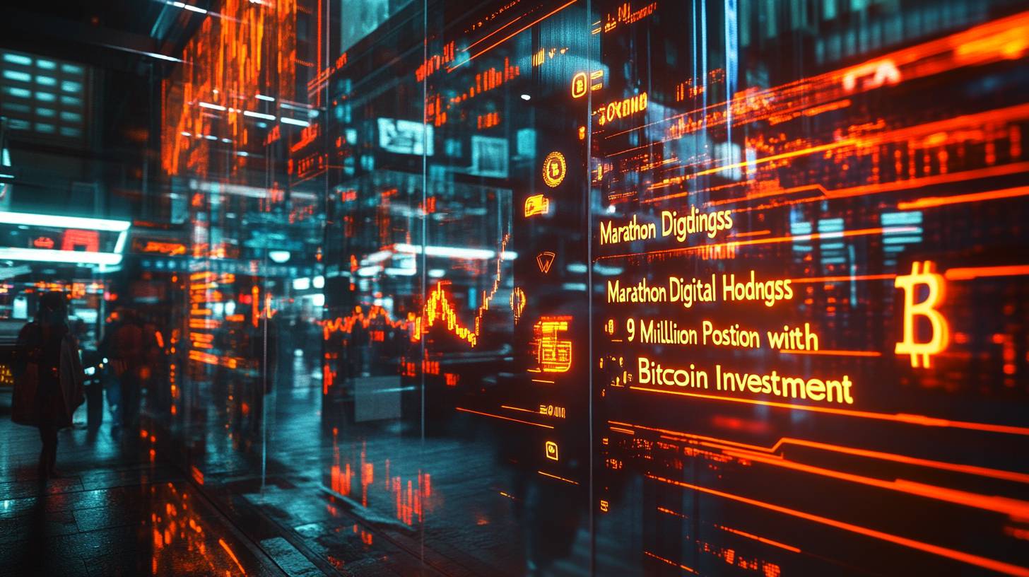 Marathon Digital Holdings Enhances Position with 9 Million Bitcoin Investment