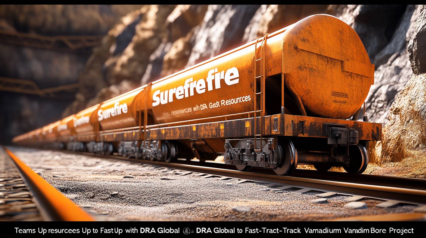 Surefire Resources Teams Up with DRA Global to Fast-Track Victory Bore Vanadium Project