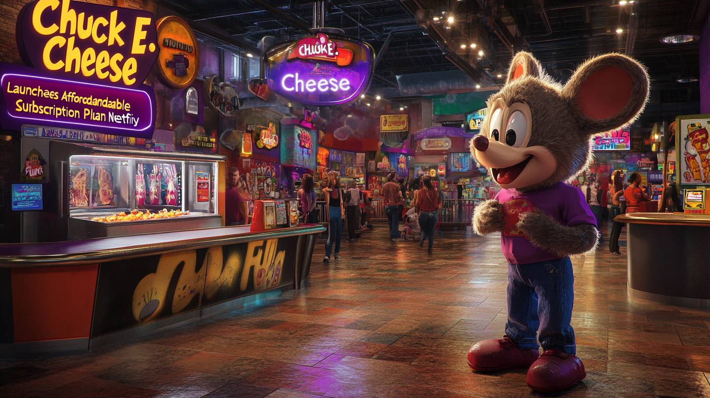 “Chuck E. Cheese Introduces Budget-Friendly Subscription Option Less Expensive Than Netflix for Family Entertainment”