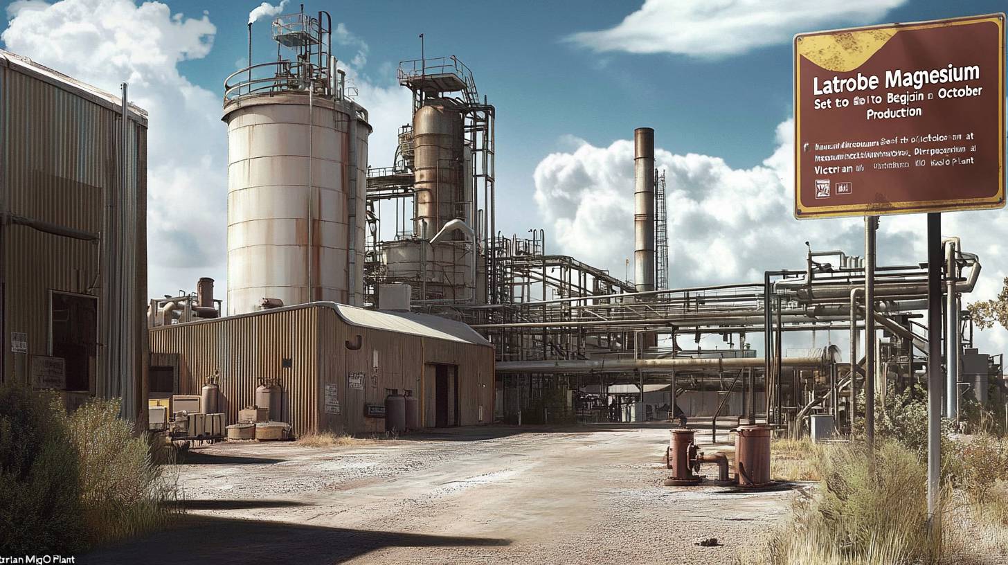 “Latrobe Magnesium Ready to Commence Production in October at Victorian MgO Facility”