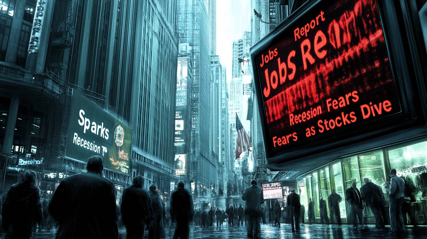 Jobs Report Sparks Recession Fears as Stocks Dive