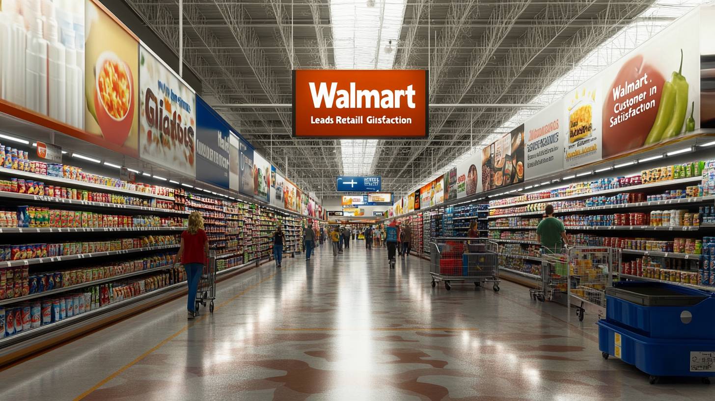 “Walmart Tops Retail Giants in Customer Satisfaction”