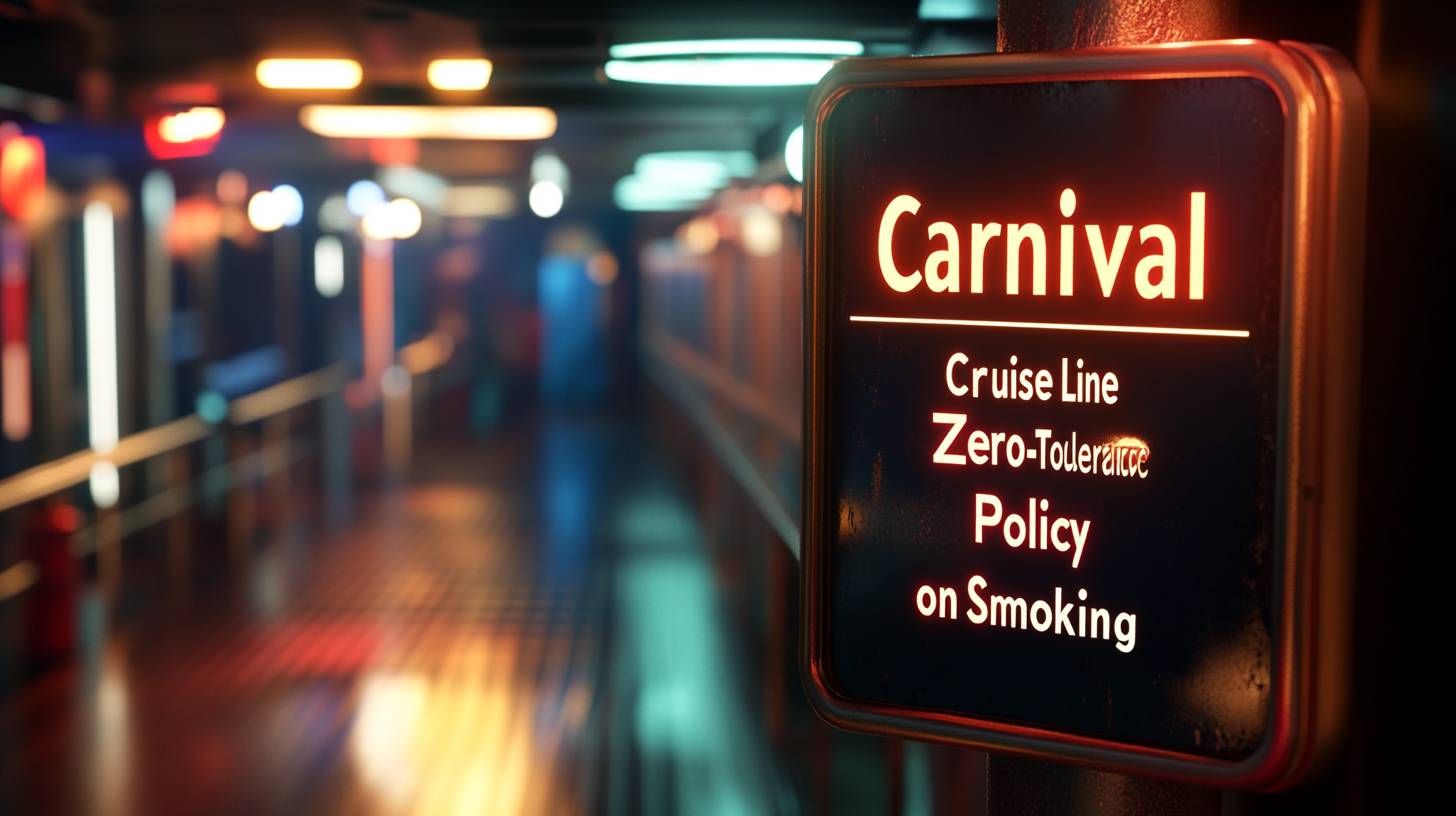 Carnival Cruise Line Enforces Zero-Tolerance Policy on Smoking