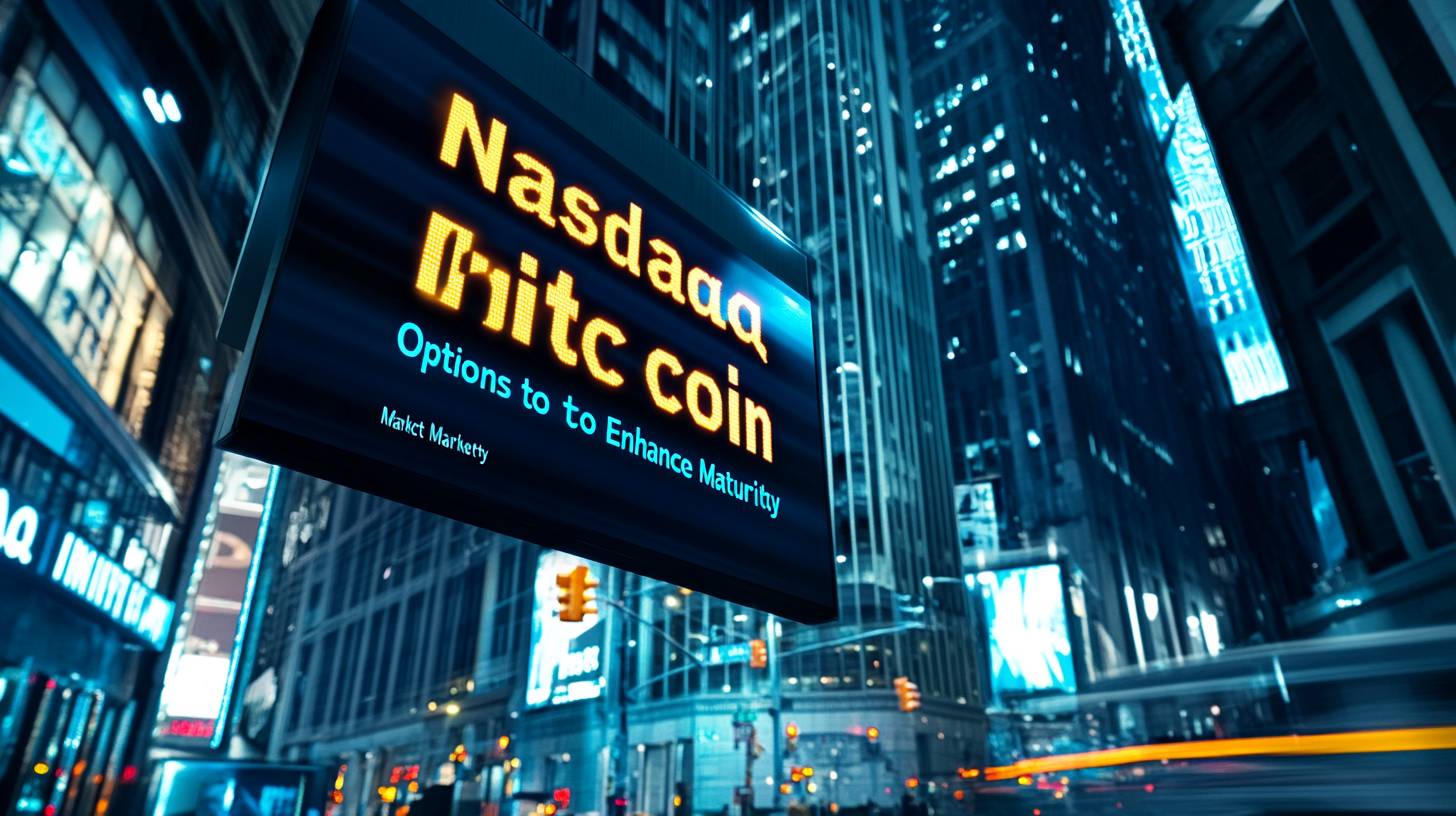 Nasdaq Proposes Bitcoin Index Options to Enhance Crypto Market Maturity