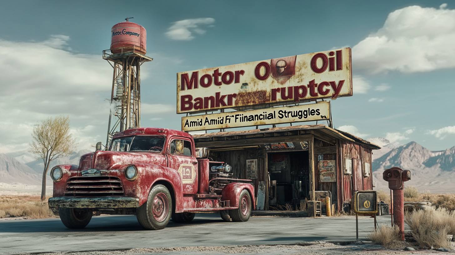 “Motor Oil Firm Initiates Chapter 11 Bankruptcy Proceedings Due to Economic Difficulties”