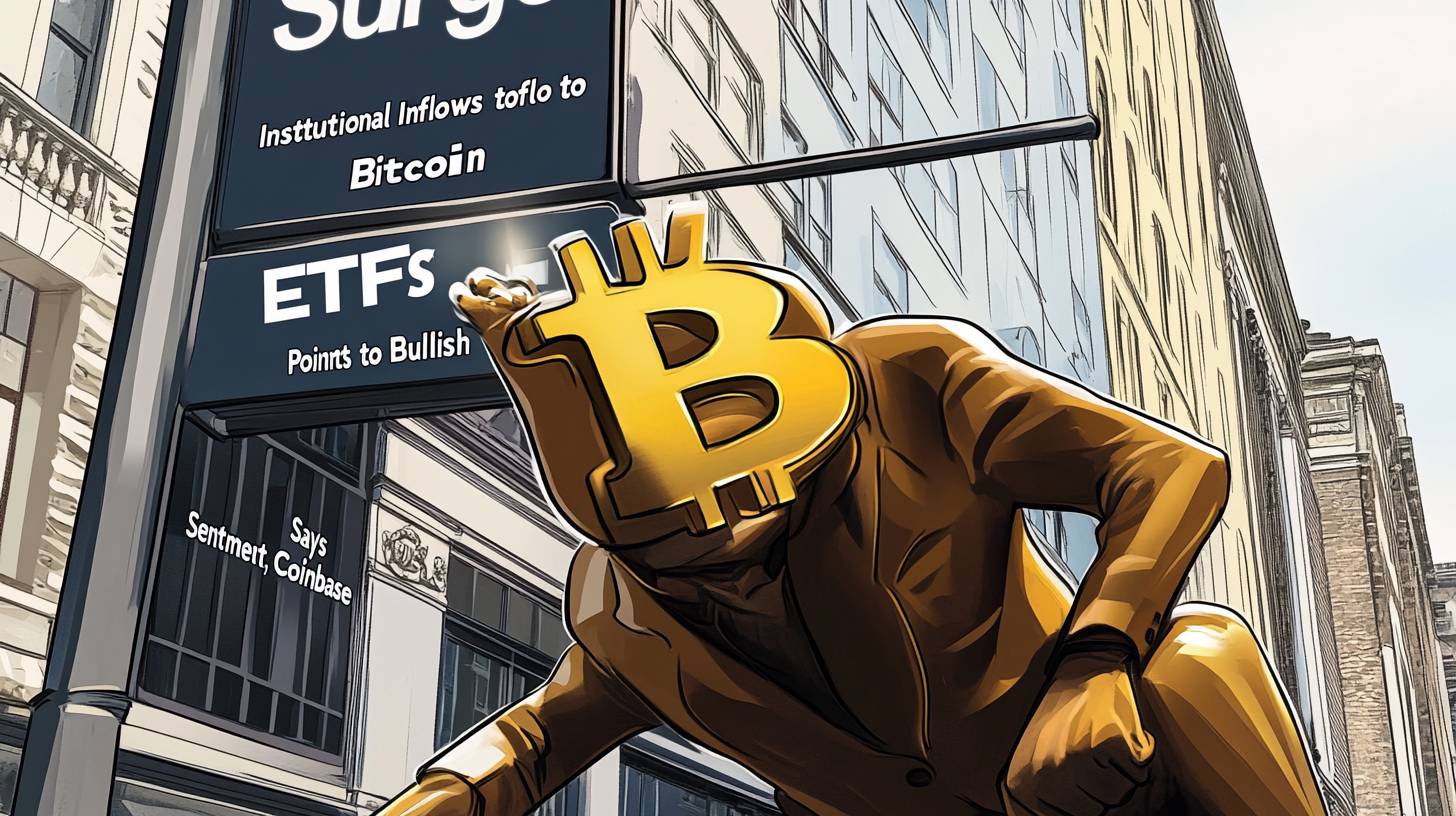 Surge in Institutional Inflows to Bitcoin ETFs Points to Bullish Market Sentiment, Says Coinbase