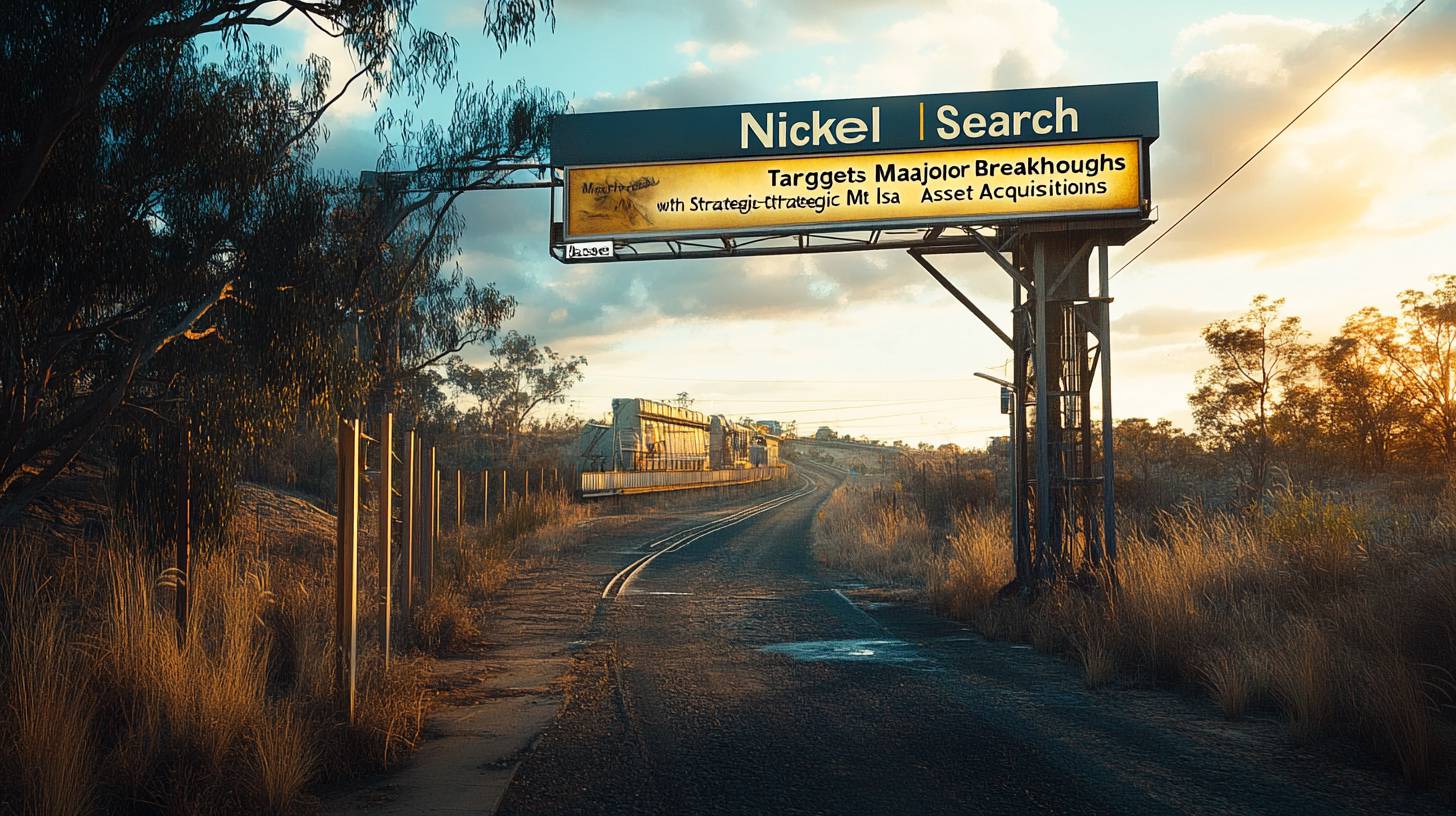 “NickelSearch Aims for Significant Advancements through Strategic Acquisitions of Mt Isa Assets”