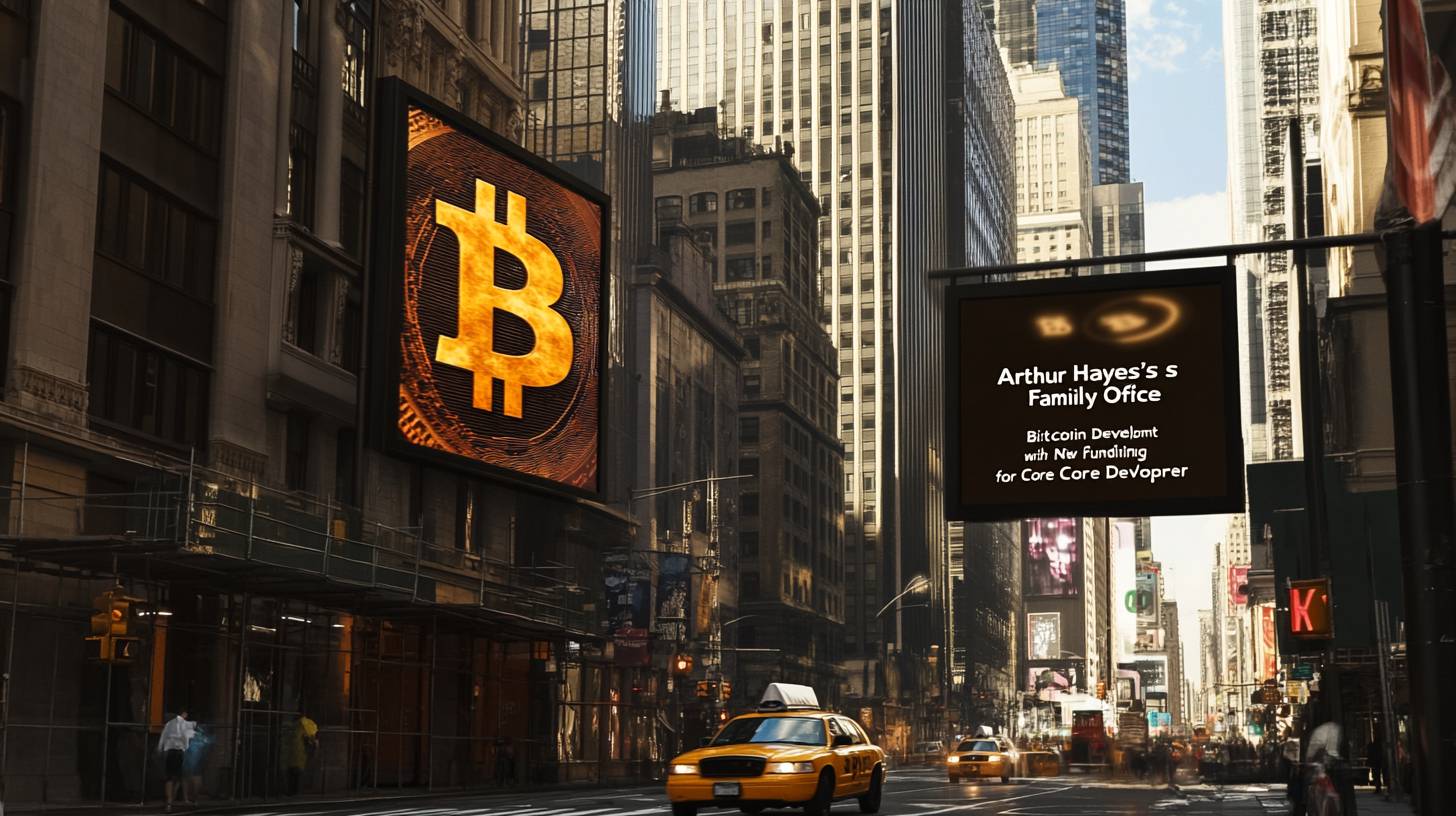 “Arthur Hayes’s Family Office Strengthens Bitcoin Progress with Fresh Investment for Core Developer”