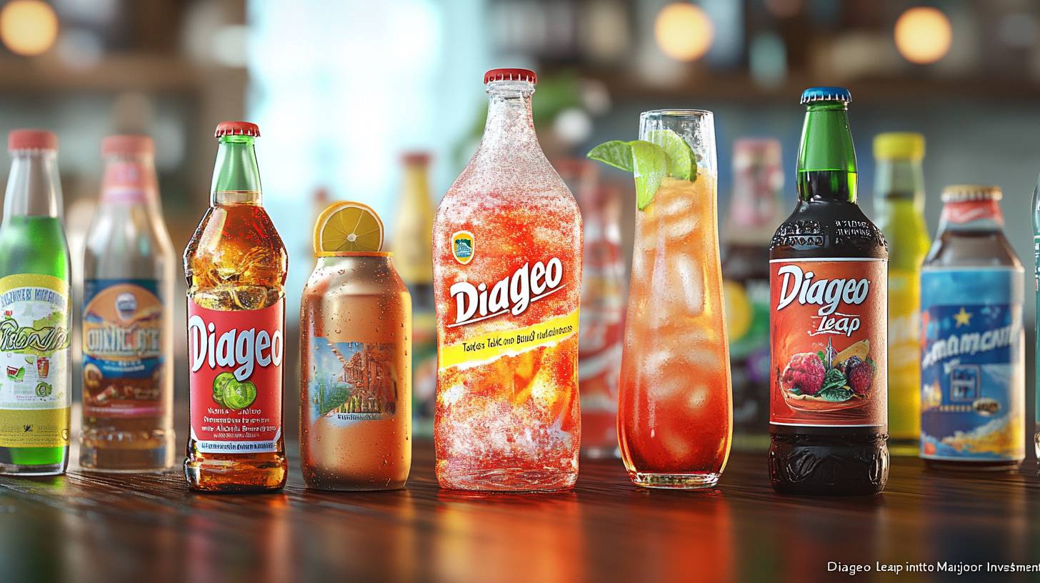 “Diageo Makes a Daring Move into Non-Alcoholic Drinks with Significant Funding”