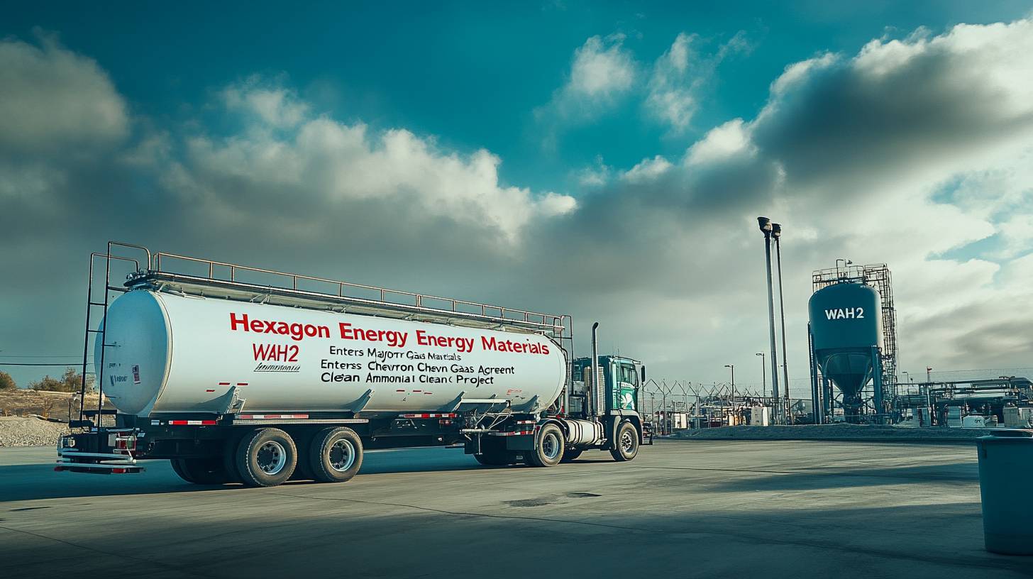 Hexagon Energy Materials Enters Major Chevron Gas Agreement for WAH2 Clean Ammonia Project