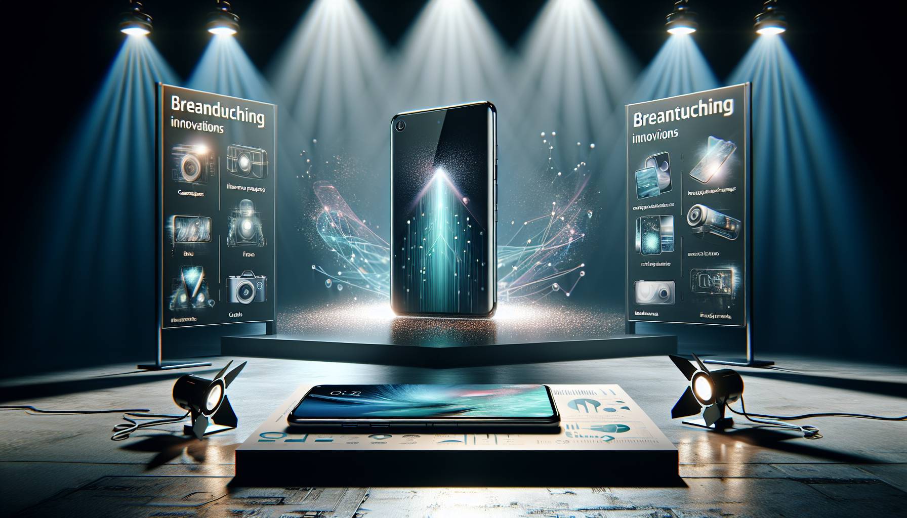 “Samsung Unveils Breathtaking New Smartphone While Apple Suggests Groundbreaking iPhone Innovations”